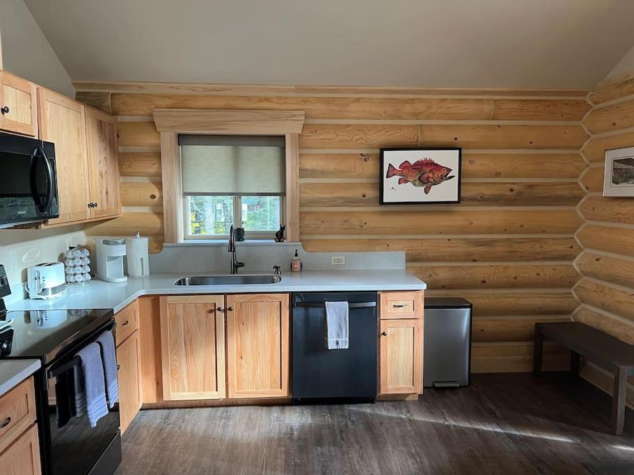 Clear Creek Cabin Seward Exterior foto